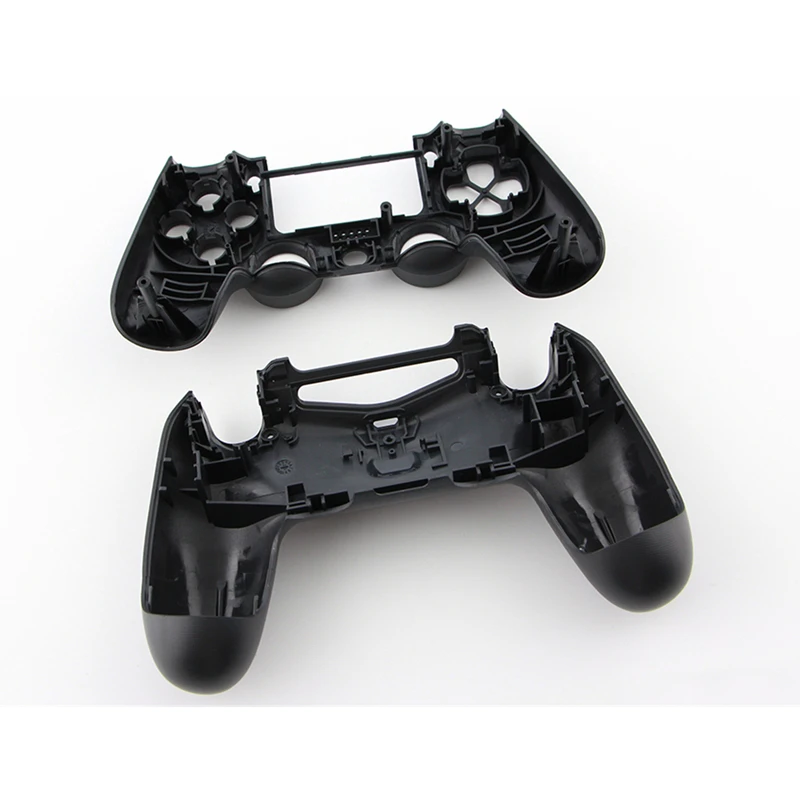 Верхний и нижний матовый черный корпус чехол для контроллера Playstation 4 DS4 JDM 040|case