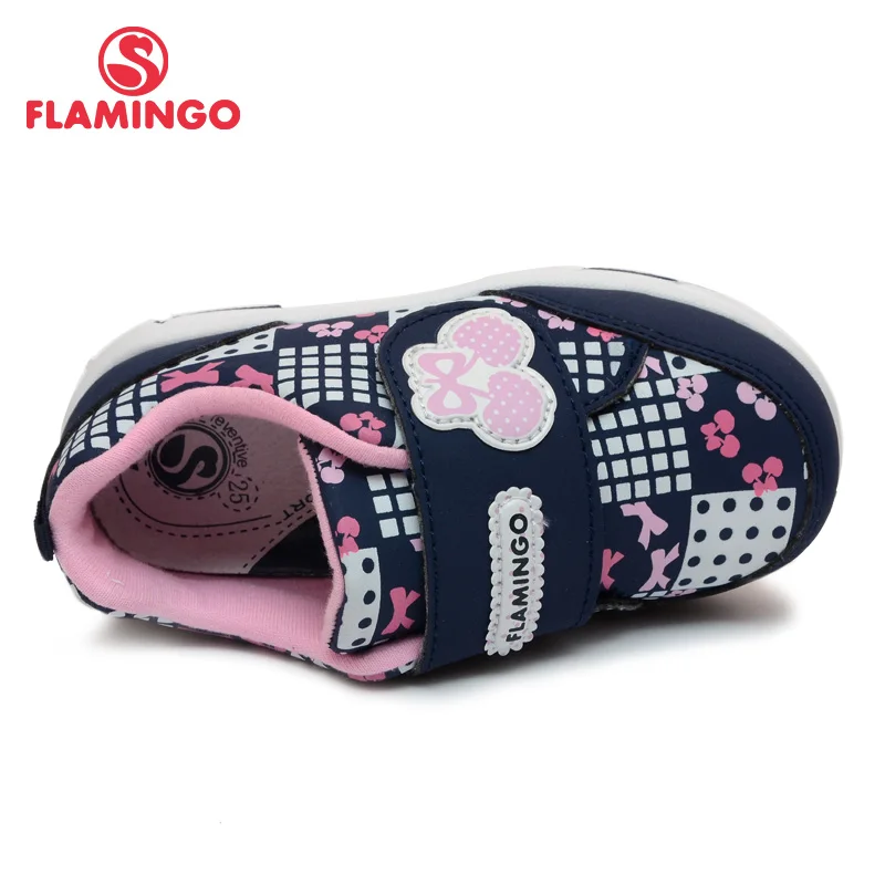FLAMINGO Russian Famous Brand 2017 Cartoon Printing Children Shoe Hook &amp Loop Breathable Walking for Girl 61-NK101/61-NK102 | Детская