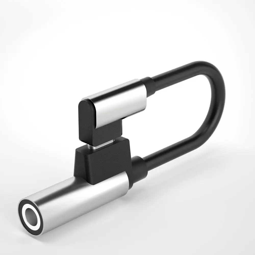 Серебристый IHaitun 2 в 1 быстрая зарядка переходник usb type c для наушников переходник type c на 3.5 mm jac адаптер usb для samsung S9 Oneplus 6t Xiaomi Redmi Note 7 смартфона аудио USBC концентратор разъем - Цвет: Серебристый