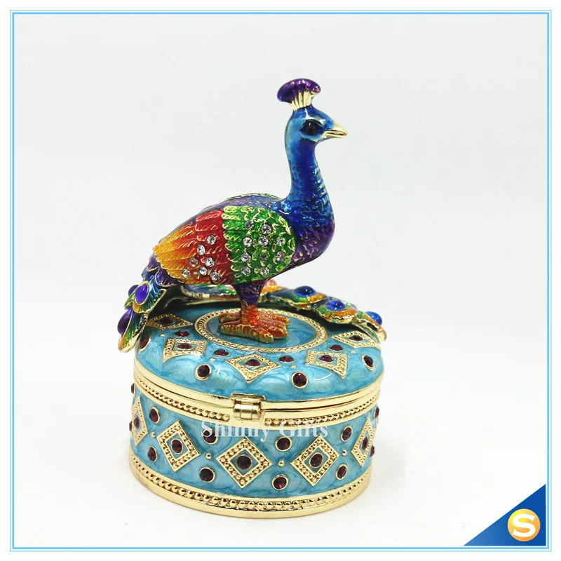 Свадебные украшения в виде павлина искусственных чешских кристаллов ювелирные