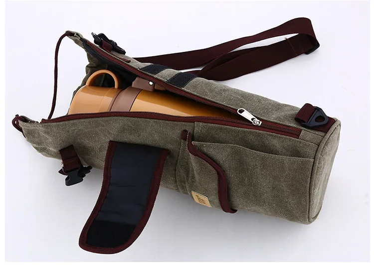 Большая водонепроницаемая холщовая Изолированная бутылка для воды охладитель