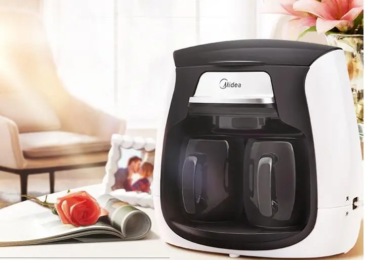 

От компании "Midea" Кофе чайник домашний сад капельного Американский мини Кофе горшок/чайник KFD20 300 мл 2 чашки