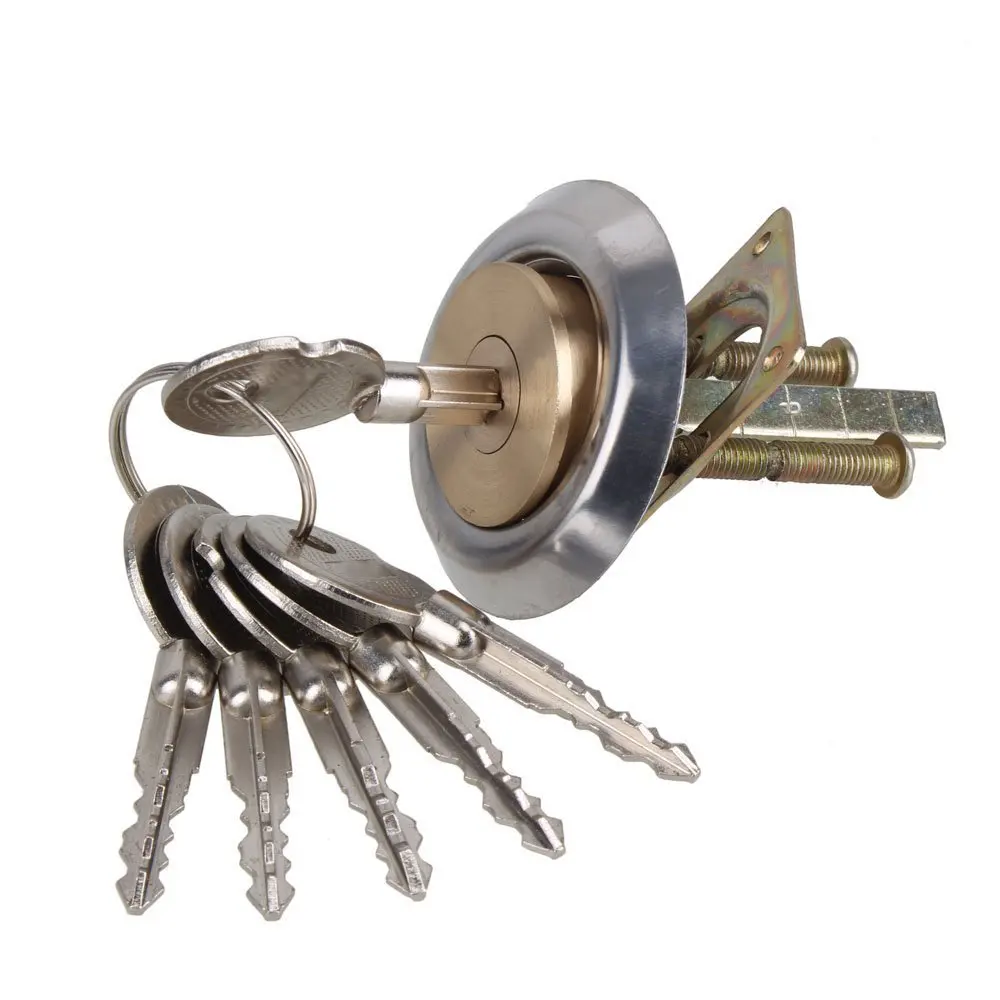 Латунная запасная врезная цилиндрическая дверная Ночная защелка в форме Креста +