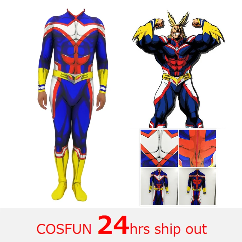 Женский костюм для косплея All Might Мой герой академические круги Boku no Hero academic боди с