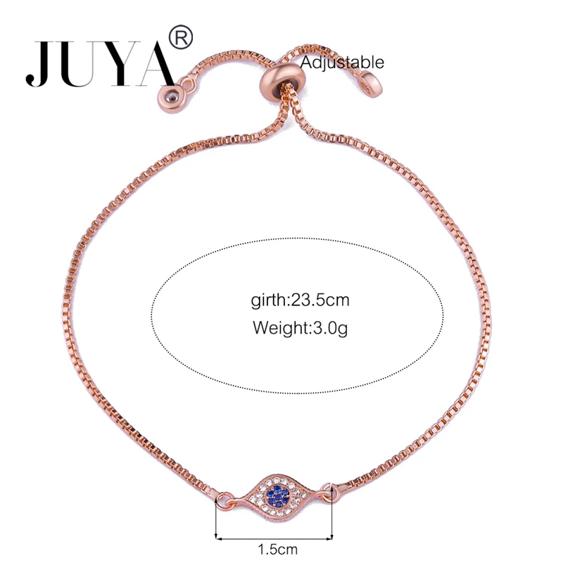 Регулируемая ручная цепочка bracciale donna медные циркониевые маленькие браслеты от