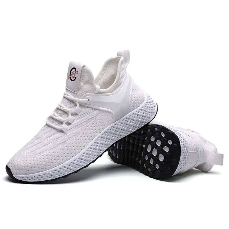 2019 модные кроссовки мужская повседневная обувь Мужские дышащие со шнуровкой