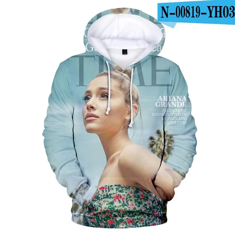 Толстовка с капюшоном Ariana объемный рисунок | Женская одежда