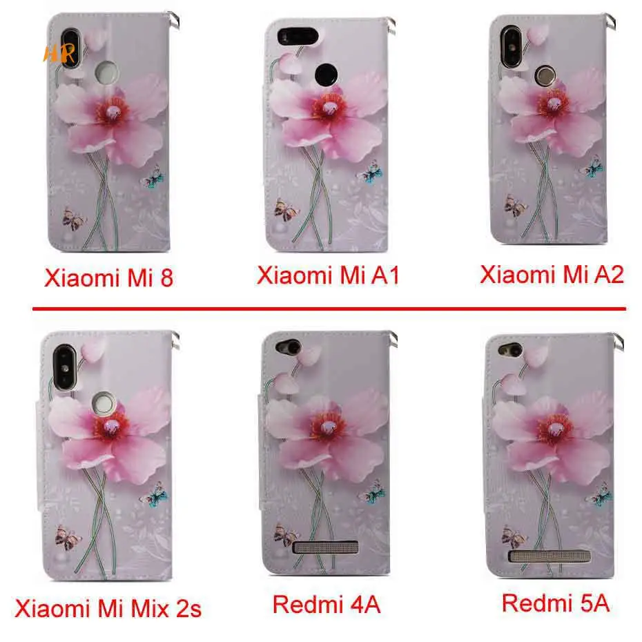 Из искусственной кожи флип чехол для Xiaomi Redmi Note 5 Pro mi 8 6X 5X телефона A1 A2 x 2 s крышка|Чехлы-портмоне| |