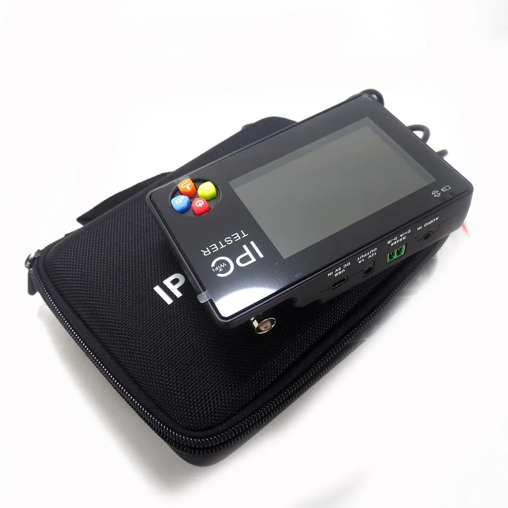 

IPC1600ADH plus 4K H.265 IP Camera Tester 8MP CVBS CCTV Tester PTZ Controller Rapid ONVIF AHD/TVI / CVI Optional Tester