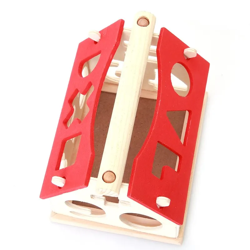 2020 детский деревянный дом строительные блоки образовательное обучение
