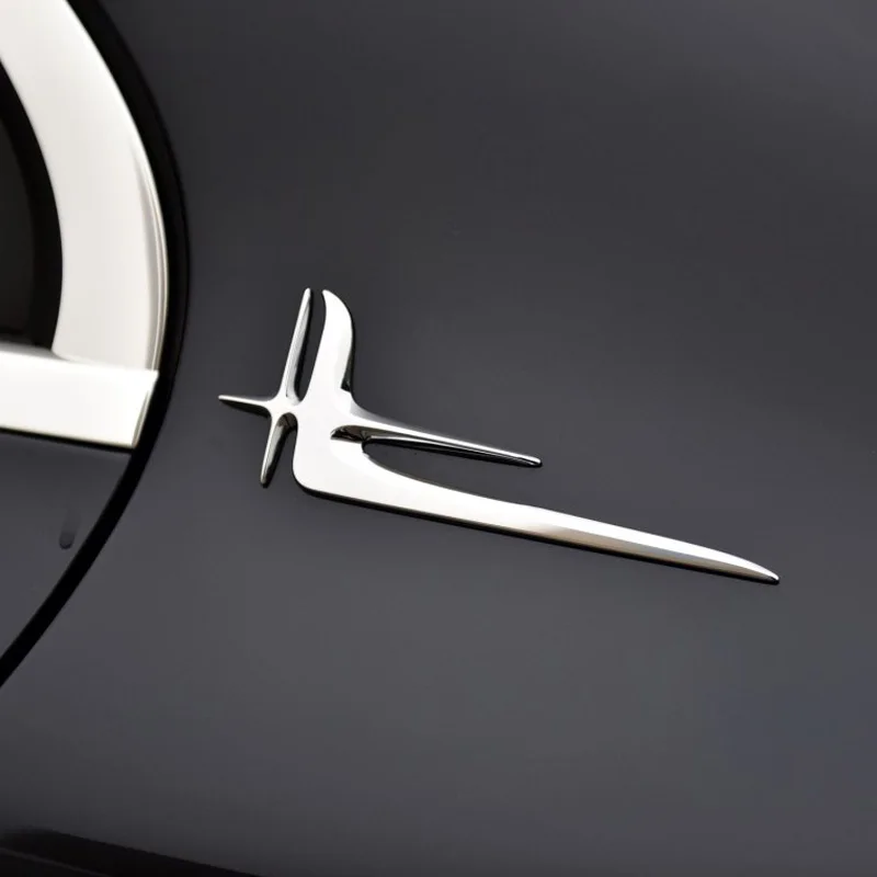 Автомобильная наклейка с боковым логотипом подходит для Mercedes Benz C class E