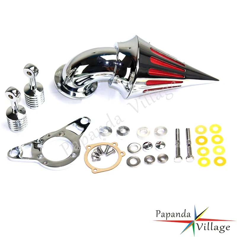 Papanda для мотоцикла хромовый Спайк Воздухоочиститель воздухоочиститель набор