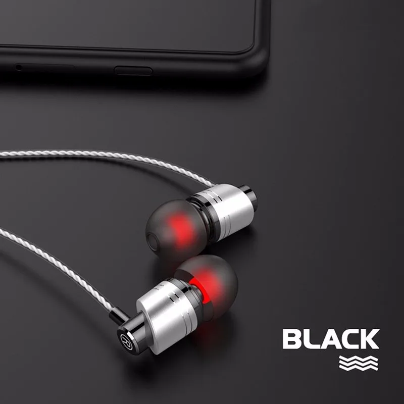 MISR JM21 наушники в ухо красочные Hifi бас с микрофоном Микрофон для мобильного