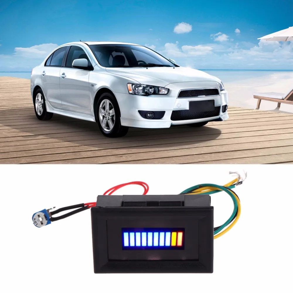 12V Универсальный мотоцикл масла измеритель масштаба светодиодный мазута