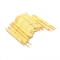 100 bag pa058 f new durable metal test pin test needle ferrule seat spring detection safety probe needle sleeve length 12 mm