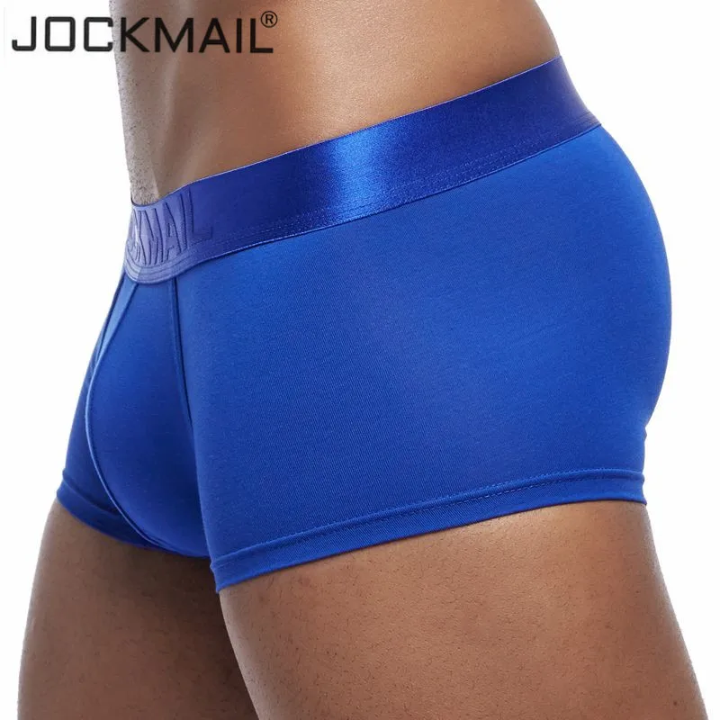 Мужские трусы боксеры JOCKMAIL однотонные Мягкие Трусы из модала для геев