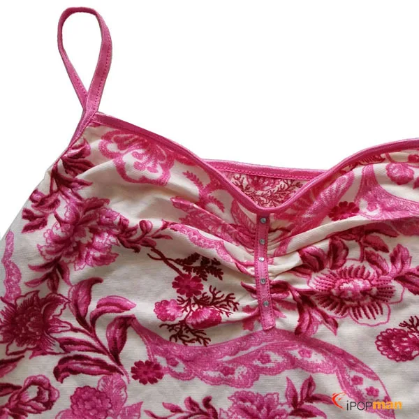 Летняя женская блузка с цветочным принтом Женская Повседневная без рукавов|tank tops