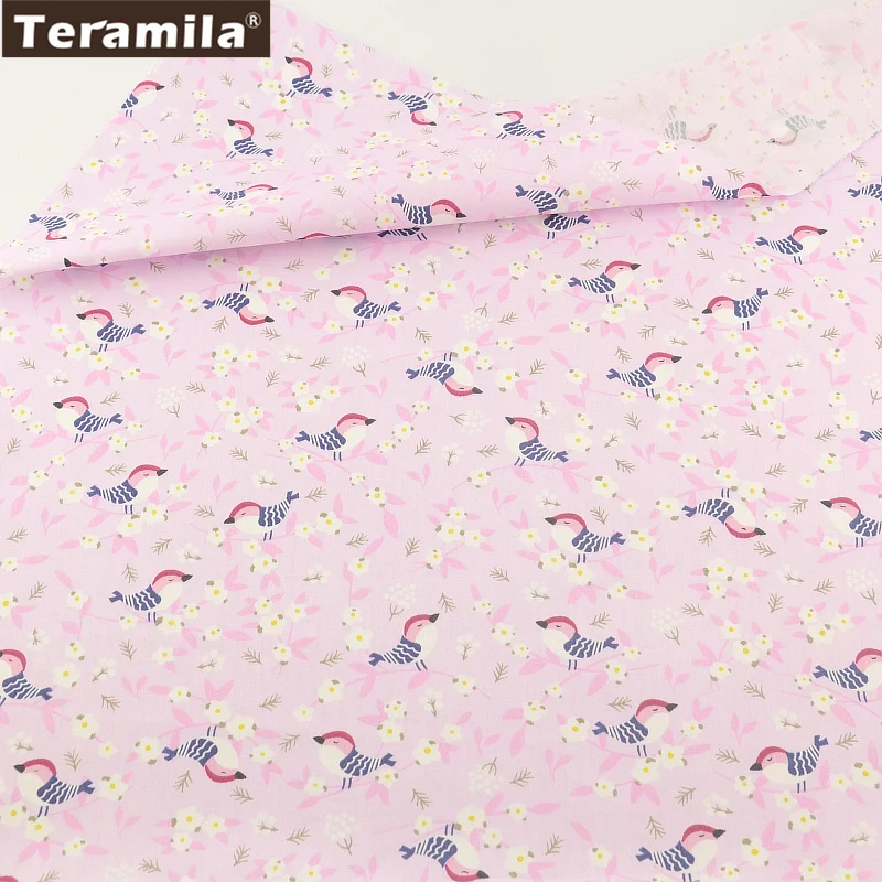 100x100cm Teramila Telas Por Metro мультфильм животных дизайн 100x100 см/шт. хлопок ткань для рукоделия, печворка Детская Ткань Ремесло тканевое платье - Цвет: 100x100cm