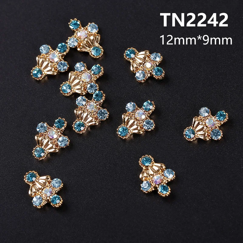 10 шт./лот маникюр украшения для ногтей блестки сделай сам крестик дерево дизайн 3D