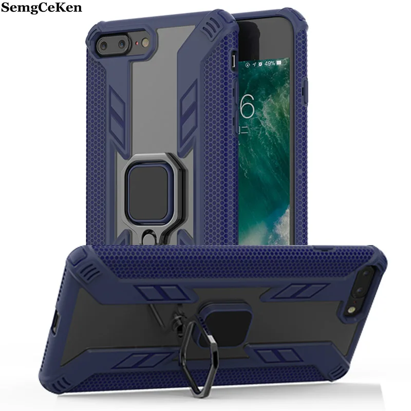 SemgCeKen роскошное кольцо на палец автомобильный держатель бронированный чехол для