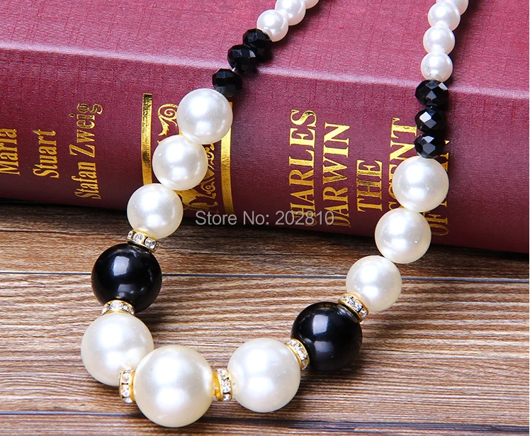 Жемчужное ожерелье ювелирные изделия позолоченное Модный свадебный жемчужный