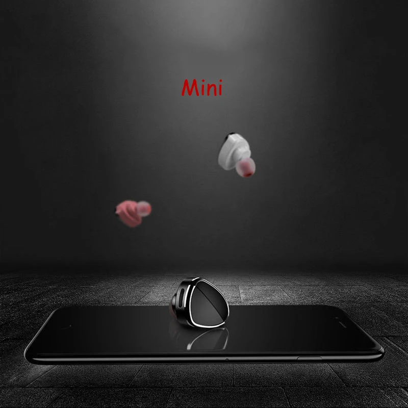 Мини беспроводные Bluetooth наушники Handsfree Call Phone мини невидимая музыка с микрофоном