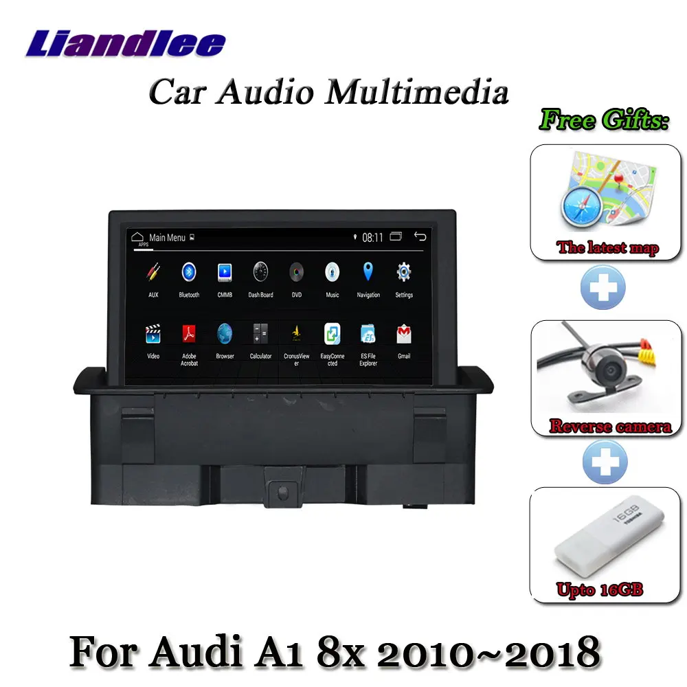 Liandleeавтомобильный Android Системы для Audi A1 8X 2010~ с магнитола с AUX ТВ BT DVD Carplay gps-навигатор BT Экран мультимедиа - Цвет: Standard