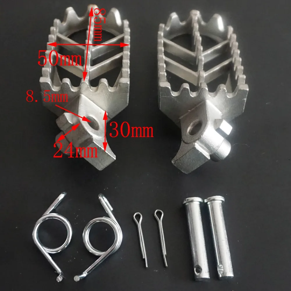 Мотоциклетные подножки из нержавеющей стали для ног подставка мотоцикла Pit Dirt Motor