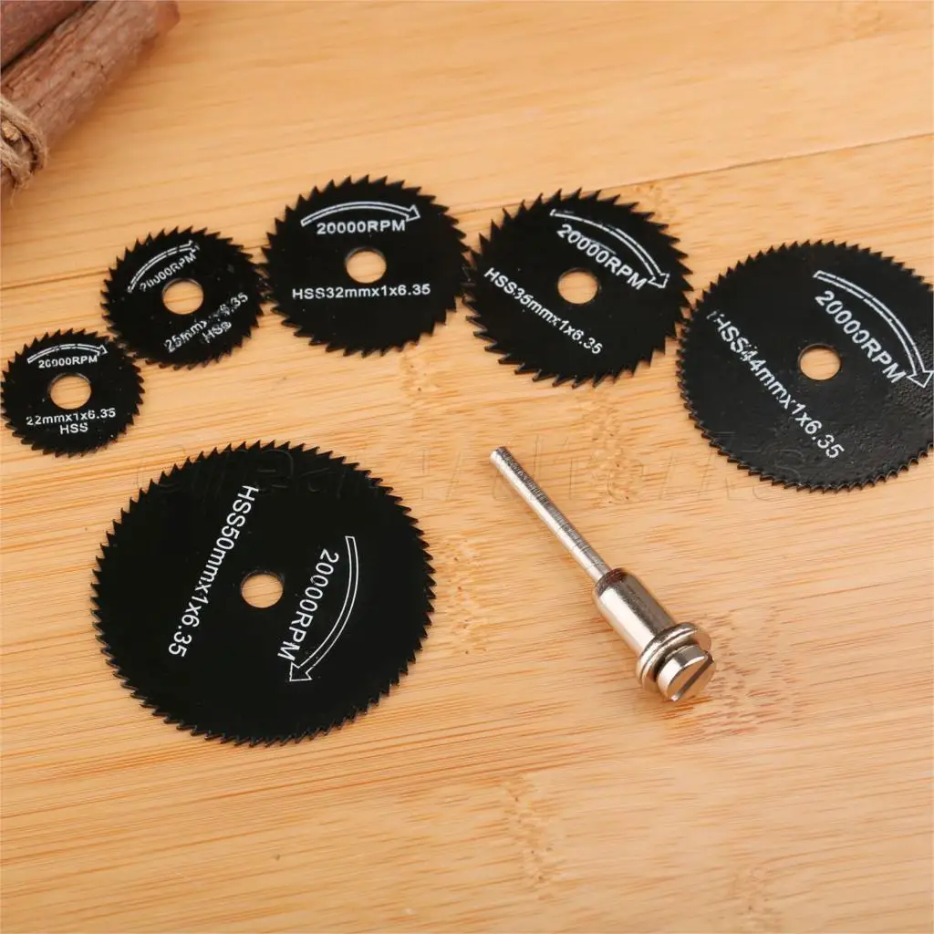 Dophee прочный HSS круговой поворотный диск колеса диски оправки для металла Dremel