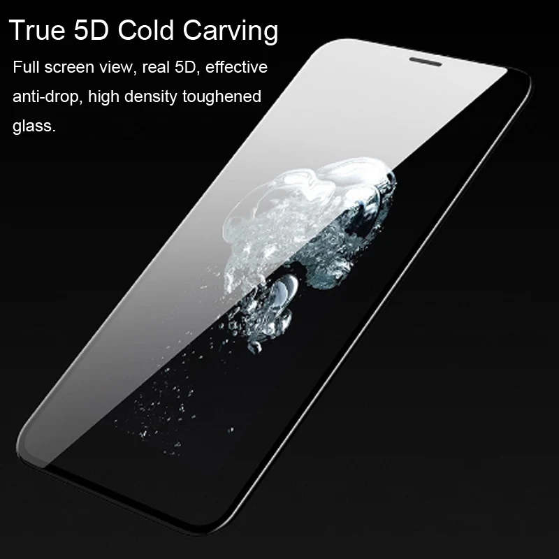 SMILYOU Anti-Explosion New 5D Screen Protector for iPhone X Premium Glass Curved Edge Tempered Film 10 glass | Мобильные телефоны и