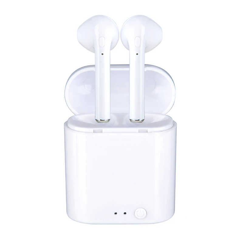 Новинка i7s TWS Мини Bluetooth наушники стерео беспроводные наушники с микрофоном и портативный чехол для зарядки для iPhone XS/X/8/7