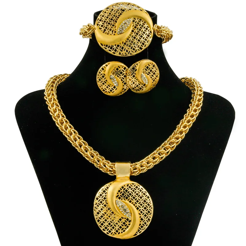 Африканские Ювелирные наборы Изысканная толстая цепочка дизайн роскошные