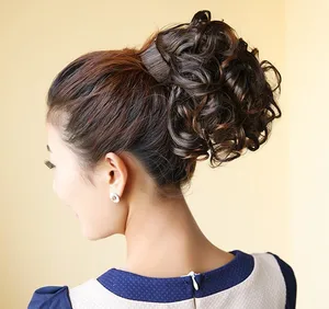 Soowee вьющиеся короткие хвостики Синтетические волосы, 