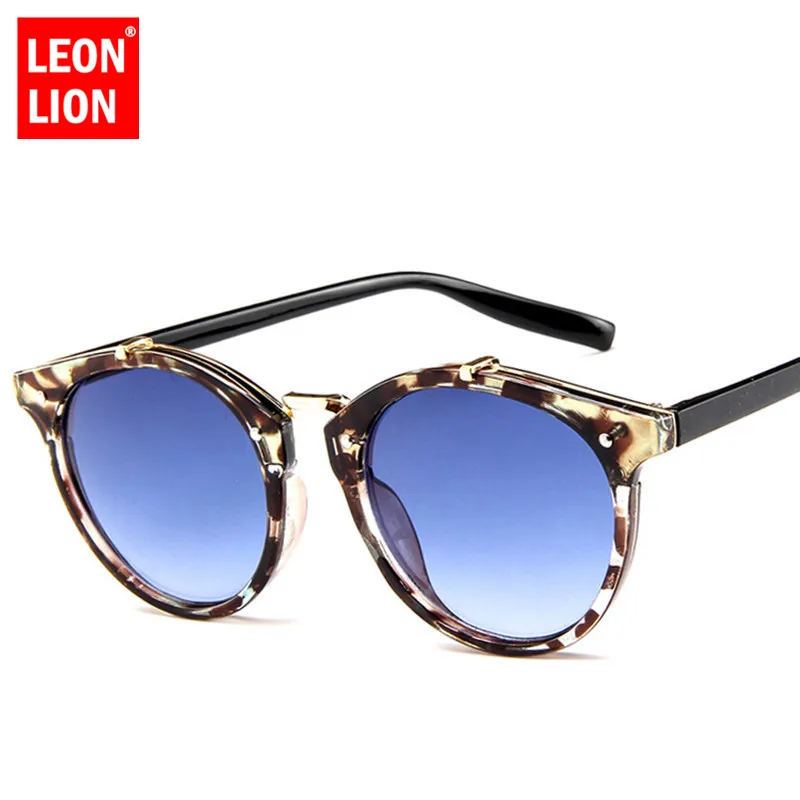Солнечные очки LeonLion в винтажном стиле UV400 женские классические зеркальные