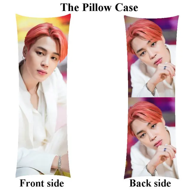 pillowcase Kpop в Корейском стиле бойфренд Цзиминь мультипликационным мотивом Ким тэ Хен V девушка тела подушку Чехол на заказ - Цвет: pillowcase