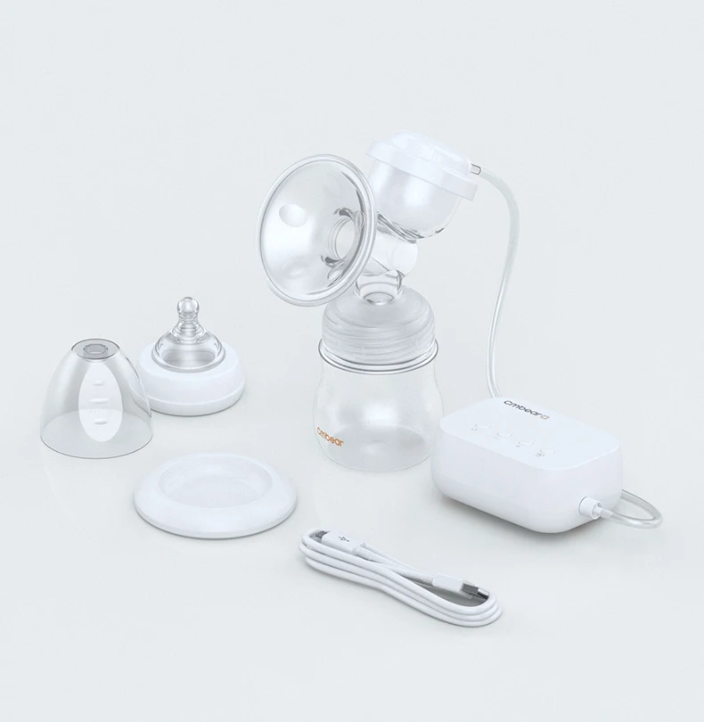 Cmbear Электрический молокоотсос USB BPA бесплатно с молочной бутылкой детское Грудное вскармливание 180 мл Грудное вскармливание молокоотсос для малышей