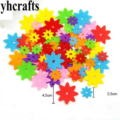 40PCS/LOT.6 design Different shape fabric flower petal Scrapbook kit.Early educational toys Kindergarten crafts OEM | Дом и сад