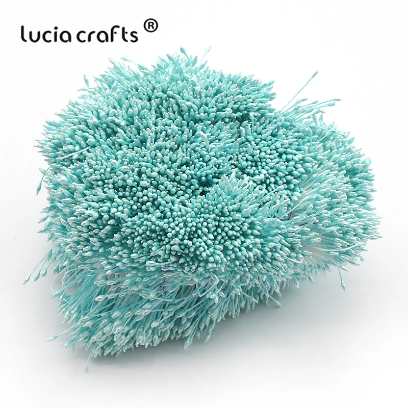 Lucia crafts 576 шт 1 мм разноцветный цветок тычинки цветочные украшения торта Двойные головки DIY материалы ручной работы C1301
