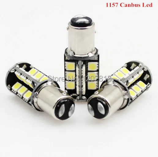 Бесплатная доставка 4 ампулы 27 Светодиодный румяна SMD CULOT P21/5W 1157 BAY15D 2 сюжетки без