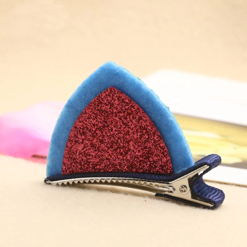 1 piece Blue Новинка; модная распродажа; 1 шт.; 6 цветов; заколка для девочек с милыми кошачьими ушками; милый головной убор; аксессуары для волос; не 1 пара - Цвет: 1 piece Blue