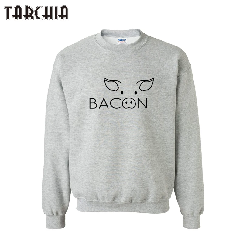 

TARCHIA 2021 New Fashion Pullover Hoodies Sweatshirt Personalized Man Bacon Pig Face Coat Casual Parental Survetement Homme Boy