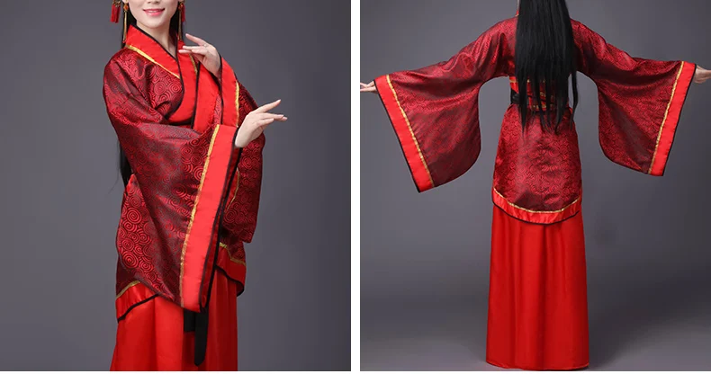 Китайский древний костюм для женщин Hanfu Danse Enfant сценическая одежда Китай костюмы для оперы традиционное платье DL2859