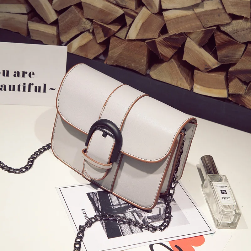 2017 мода новые подковы пряжки женский Британский ветер ретро небольшой площади