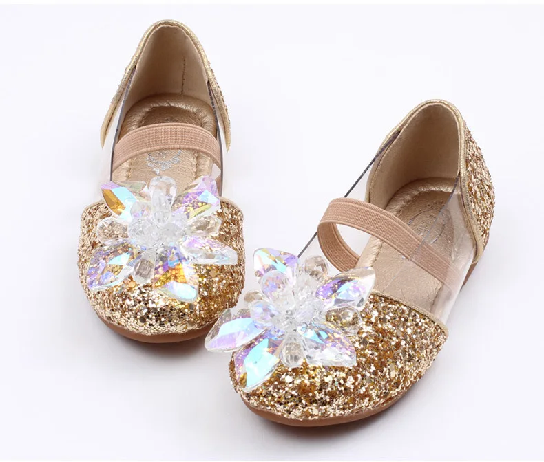 Обувь для девочек со стразами обувь дети лето/весна/осень детский корейский