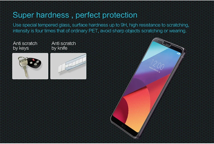 Для LG G6 Nillkin 9H Amazing H/H+ Pro 5,7 дюймов Закаленное стекло-экран протектор для LG G6 анти-взрывное стекло