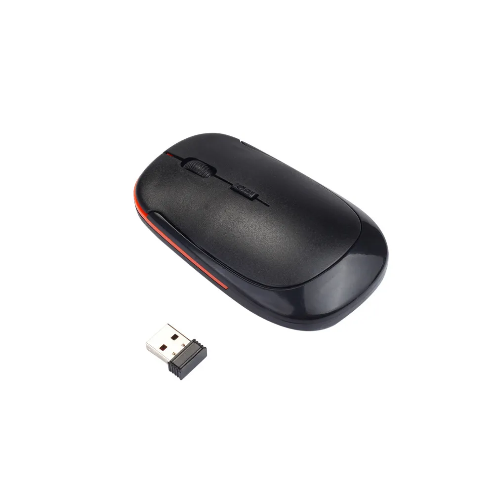 Тонкая мышь 1600 dpi USB оптическая беспроводная компьютерная мышь 2,4G приемник супер для ПК ноутбука игровая мышь для геймера Souris Gamer# sw