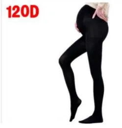 120D black Новые Леггинсы для беременных женщин плюс бархат Дракон царапает живот беременность можно отрегулировать осенние и зимние эластичные леггинсы - Цвет: 120D black