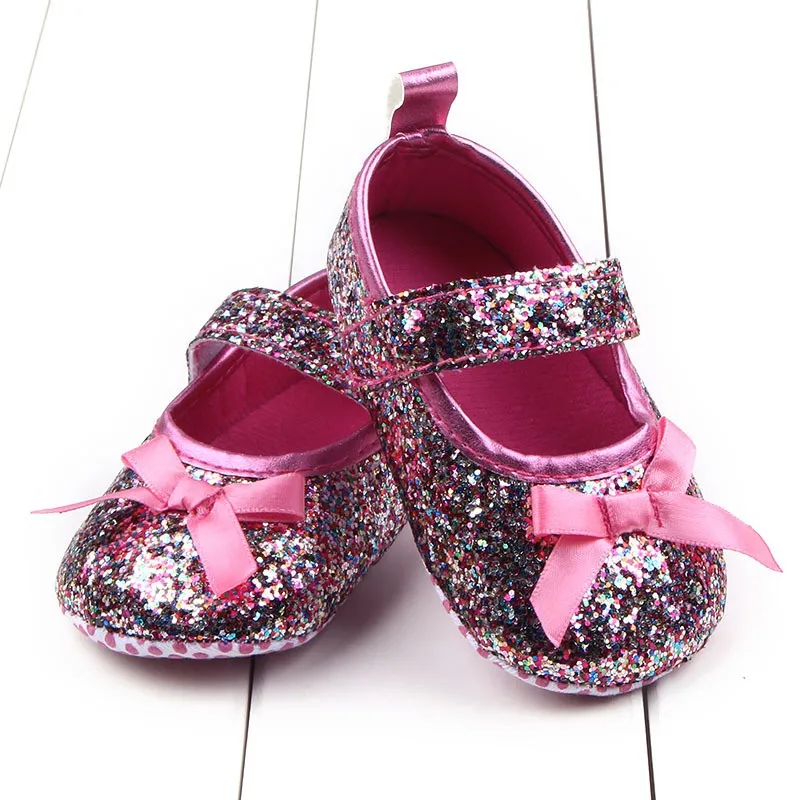 Шикарная мягкая подошва для девочек обувь малышей Модная хлопковая маленьких