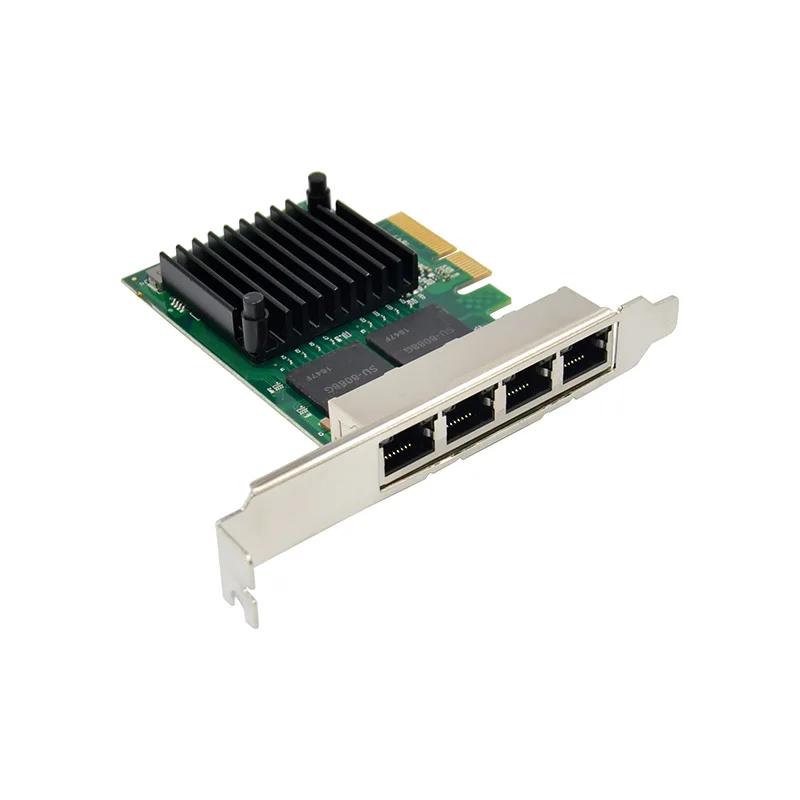 350T4 PCI E X4 четырехпортовый 10/100 Мбит/с гигабитная Ethernet Сетевая карта серверный