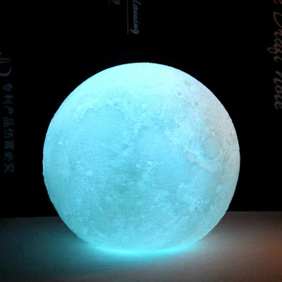3D лунный свет креативные светодиоды лунного света Атмосфера маленький